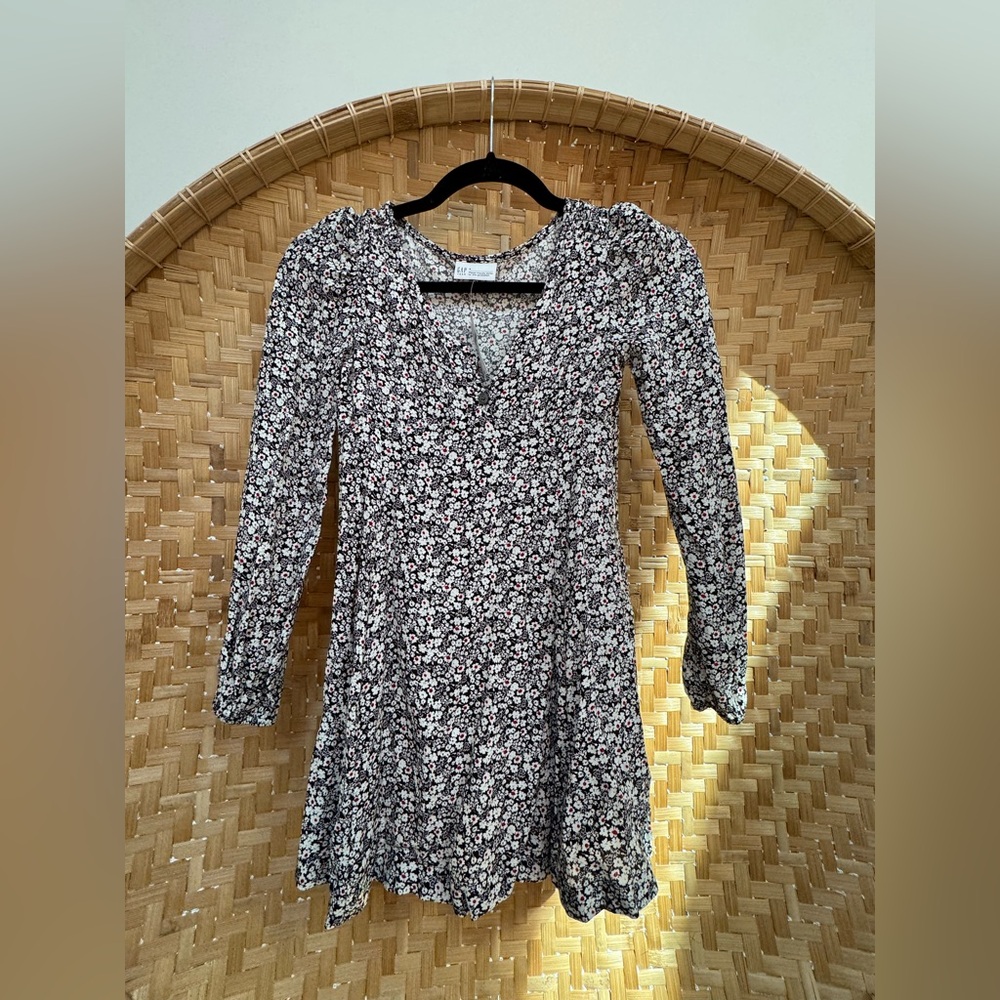 Gap Teen - NTW Floral Black and White Dress